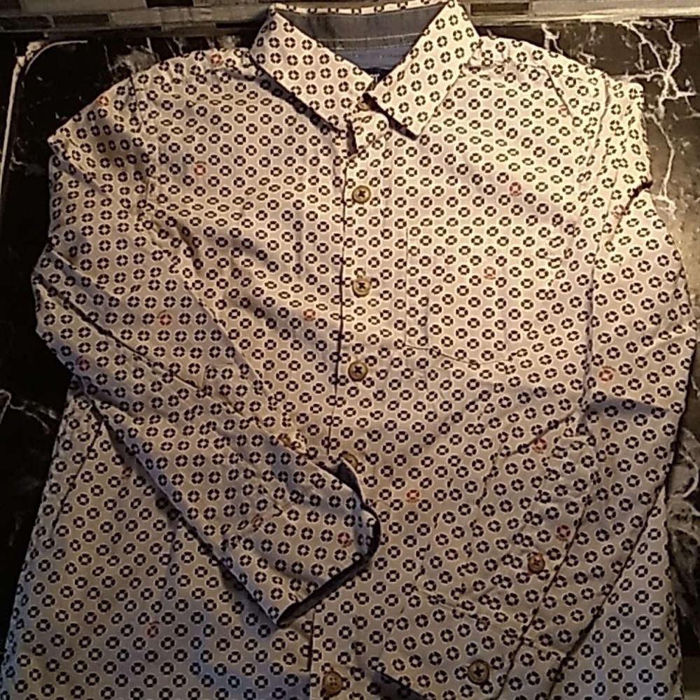 Ted Baker boys 6 button down shirt